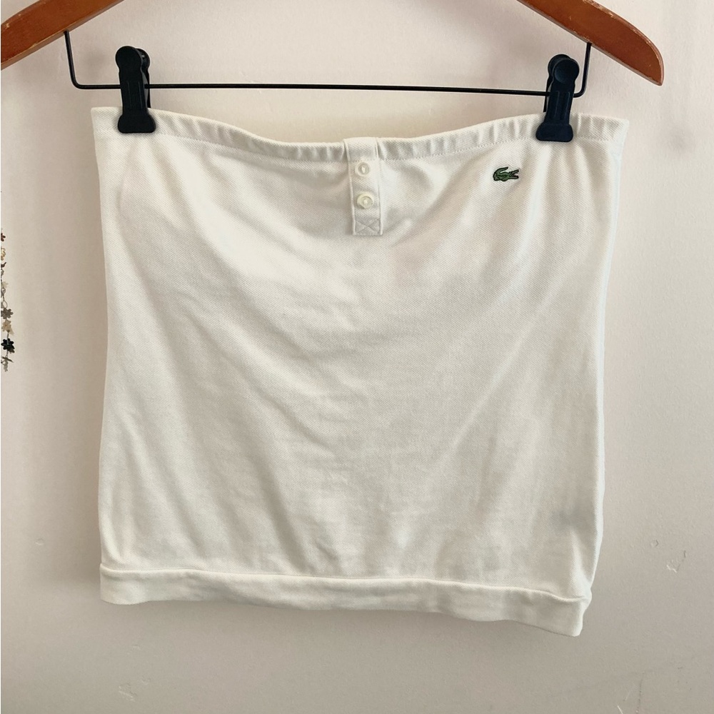 Lacoste Tube Top, white